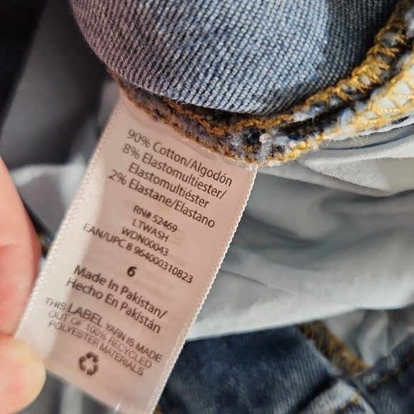 Free Assembly Jeans Size 6 Denim - Picture 5 of 14